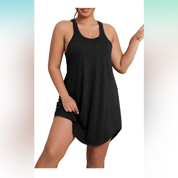 Chemise Plus Size Racerback Nightgown Plus Size Nightgowns Tank